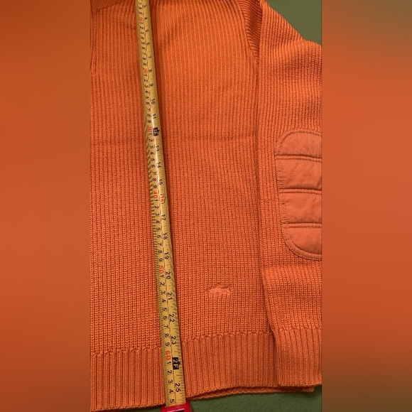 Paul & Shark Yachting Wool Pumpkin Orange Sweater Size S - Picture 10 of 16